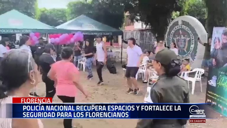 En una jornada de prevención y participación ciudadana, la Policía Nacional lideró acciones para mejorar la seguridad en la comuna sur de Florencia.