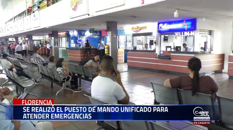 Se llevó a cabo el puesto de mando unificado para atender emergencias en la región.