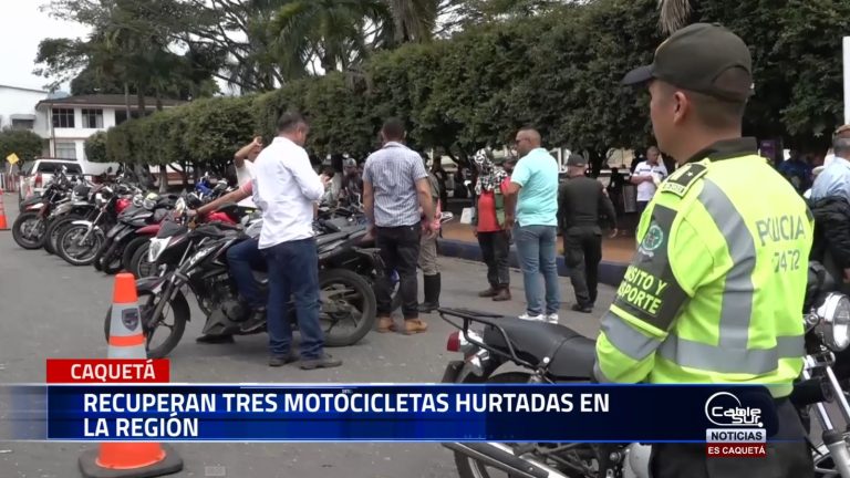 Se recuperaron tres motocicletas y una camioneta robadas en diferentes partes del país.