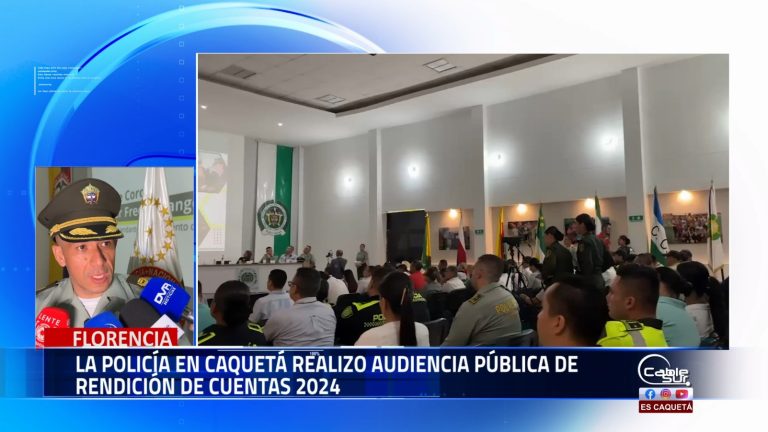 En su rendición de cuentas de la vigencia 2024, la Policía de Caquetá destacó importantes logros en capturas, incautaciones y operativos contra el crimen.
