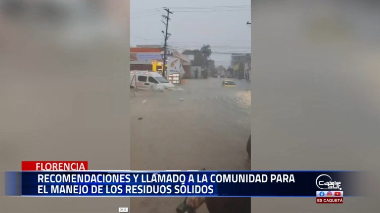 Con el inicio de la temporada de lluvias, el secretario de Ambiente, Cristian Salazar, hace un llamado a la comunidad para el adecuado manejo de los residuos sólidos y así evitar el taponamientos de las alcantarillas a causa de la acumulación de basuras y protejamos nuestro entorno.