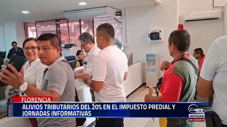 La Oficina de Tributos anunció un alivio del 20% para el pago del impuesto predial. Además, se realizan jornadas informativas en las comunas para aclarar dudas sobre el catastro.