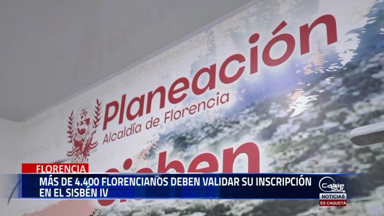 La alcaldía de Florencia adelanta una búsqueda activa de 4.464 personas que aún no han validado su inscripción en el Sisbén IV, trámite fundamental para garantizar el acceso a los servicios de salud en el régimen subsidiado.