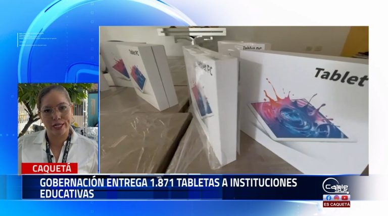 La gobernación del Caquetá, en coordinación con la secretaría de Educación departamental, realizó la entrega de 1.871 tablets en 72 sedes educativas de 11 municipios del departamento.