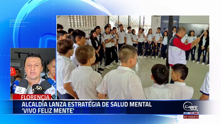 La Alcaldía de Florencia presentó la estrategia ‘Vivo Feliz Mente’, un programa que beneficiará a 6000 niños, niñas y adolescentes en 31 instituciones educativas.