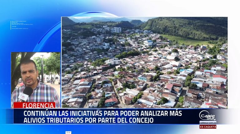 El Concejo de Florencia continúa analizando nuevas iniciativas para ofrecer más alivios tributarios a la ciudadanía.