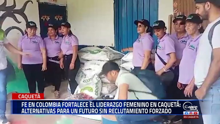 La Asociación de mujeres Acda Amazonía, con el respaldo del programa fe en Colombia, realizó una jornada de fortalecimiento comunitario enfocada en brindar oportunidades a las mujeres de la región.