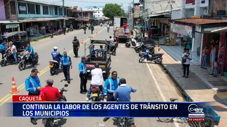Las autoridades siguen adelantando operativos para garantizar la movilidad y la seguridad vial, reforzando controles en las principales vías