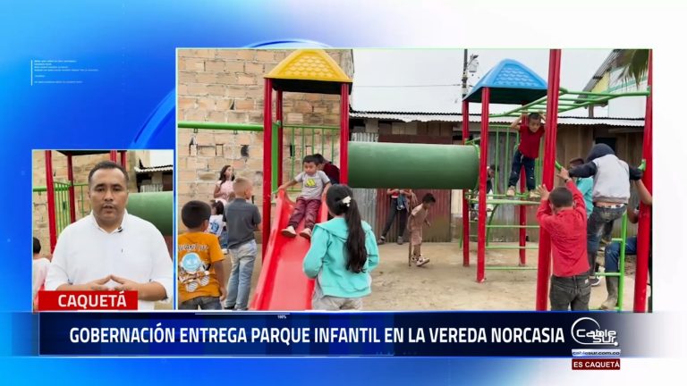 La administración departamental de Caquetá, liderada por el gobernador Luis Francisco Ruíz Aguilar, continúa su compromiso con el bienestar infantil con la entrega de un moderno parque infantil en la vereda Norcasia, municipio de Florencia.