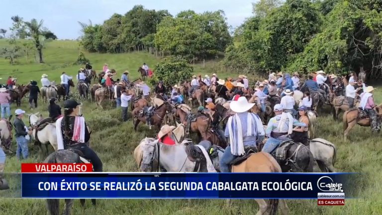 El municipio de Valparaíso vivió una jornada de integración y conciencia ambiental con la segunda cabalgata ecológica, liderada por el alcalde Árbenz Pérez Quintero