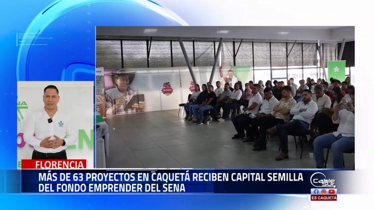 El fondo emprender del Sena destinó más de $6.780 millones para financiar 63 emprendimientos y fortalecer cuatro empresas en Caquetá.