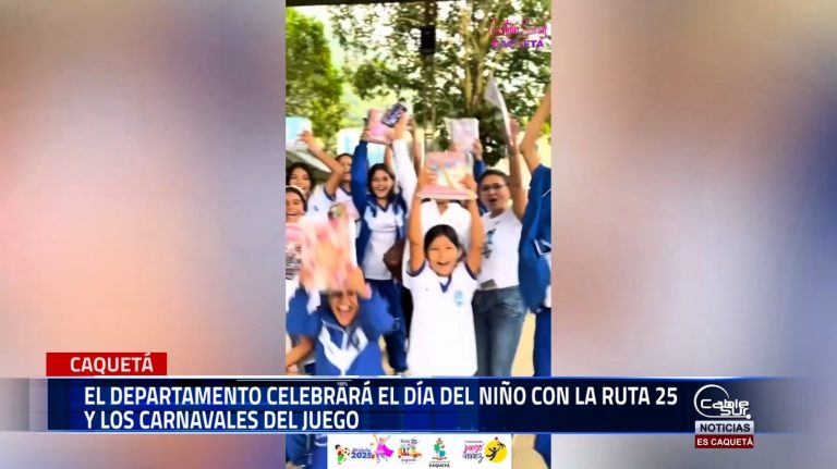 En el marco del día del niño que se realizara el próximo mes , el departamento de Caquetá se unirá a la celebración con actividades recreativas y educativas.