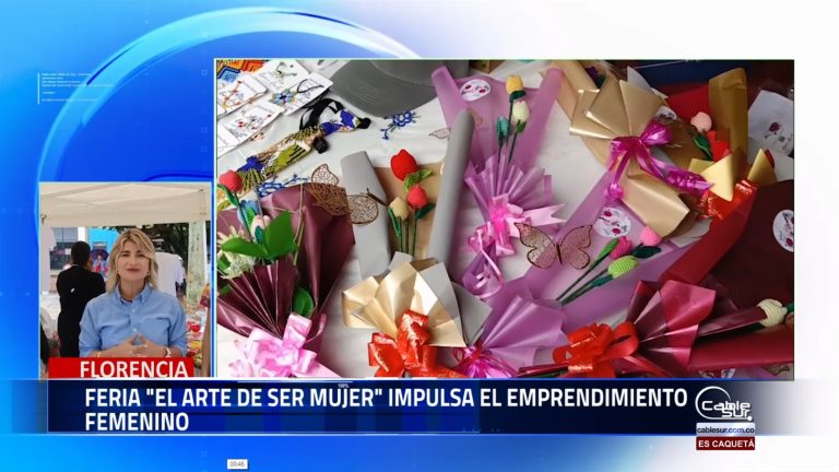 Más de 20 mujeres emprendedoras participaron en la feria «el arte de ser mujer», un evento organizado en la Plaza Pizarro.