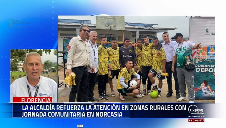 La Alcaldía de Florencia sigue articulando con las comunidades de Norcasia, en la zona rural, llevando su oferta institucional.