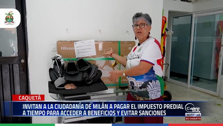 La Alcaldía de Milán, Caquetá, adelanta una campaña informativa sobre la importancia del pago oportuno del impuesto predial.