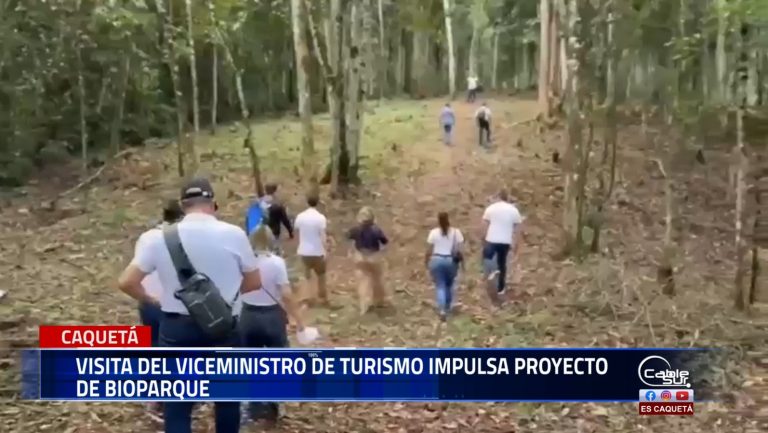 Con el objetivo de fortalecer el turismo en la región, el viceministro de turismo, Juan Oswaldo Manrique Camargo, visitó Caquetá para avanzar en la estructuración de un Bioparque temático.