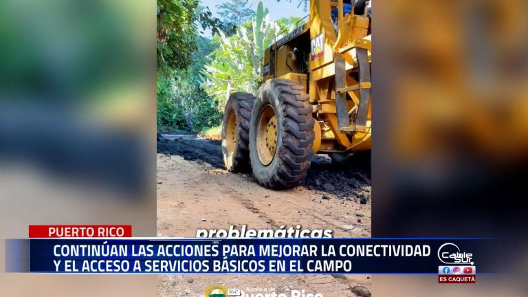 La Alcaldía Puerto Rico reafirma su compromiso y voluntad con los campesinos del municipio, actualmente, se avanza en la construcción de 100 metros de placa huella, una obra que contribuye significativamente a mejorar la conectividad en las zonas rurales.