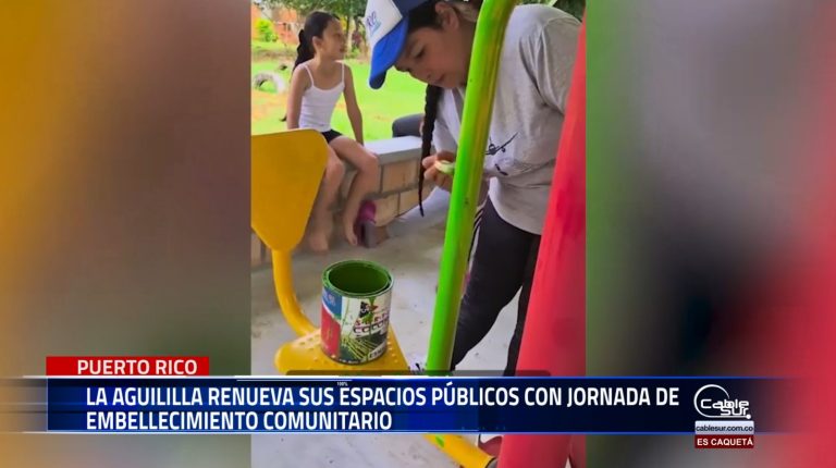 Con el objetivo de mejorar el entorno y promover el bienestar colectivo, la alcaldía de Valparaíso Caquetá, a través de la secretaría de gobierno, desarrolló una jornada de embellecimiento en los parques infantil y Biosaludable del corregimiento de la Aguililla.