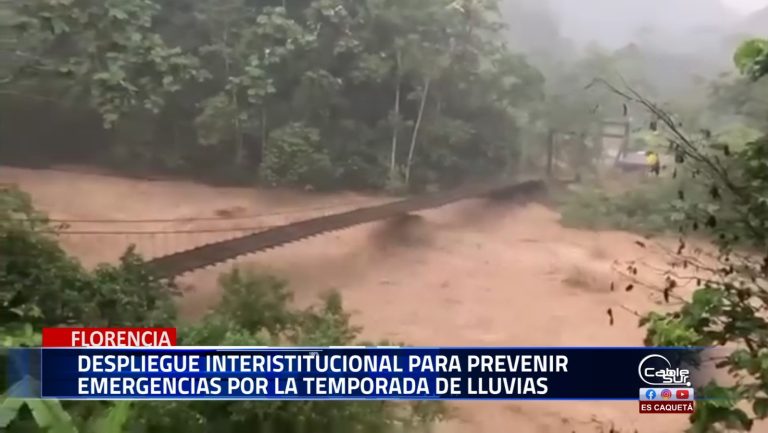 Por fuertes lluvias las autoridades de Florencia informan sobre el avance en la atención de derrumbes en las vías y las acciones implementadas para mitigar riesgos.