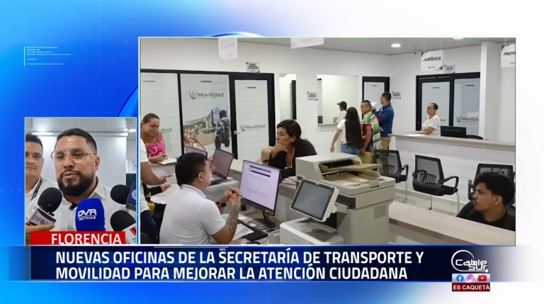 La Alcaldía de Florencia puso en funcionamiento nuevas oficinas de la Secretaría de Transporte y Movilidad