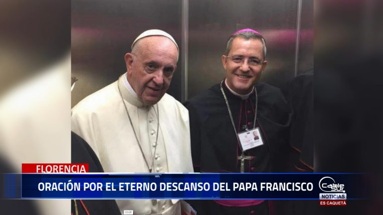 La Arquidiócesis de Florencia se une en oración por el eterno descanso del Papa Francisco, bajo la guía espiritual de Monseñor Omar de Jesús Mejía Giraldo.