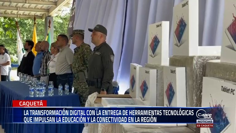 El departamento del Caquetá continúa su transformación digital con la entrega de herramientas tecnológicas que impulsan la educación y la conectividad en la región.