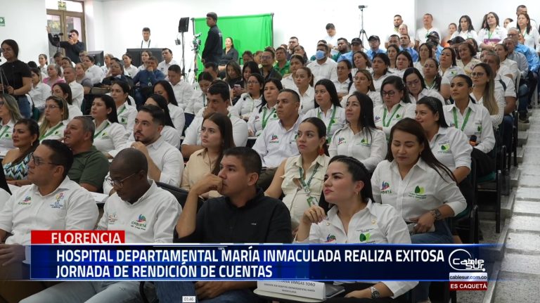Hablamos con Cindy Tatiana Vargas gerente del Hospital María Inmaculada