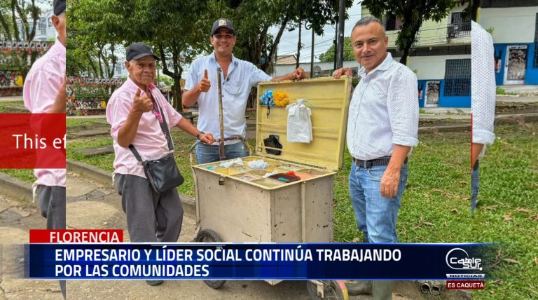Empresario y líder social continúa trabajando por las comunidades