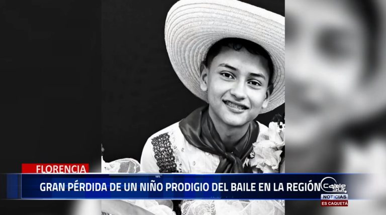 Gran pérdida de un niño prodigio del baile en la región.