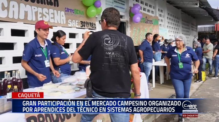 Éxito en el Mercado Campesino CampeSENA en Belén de los Andaquíes.