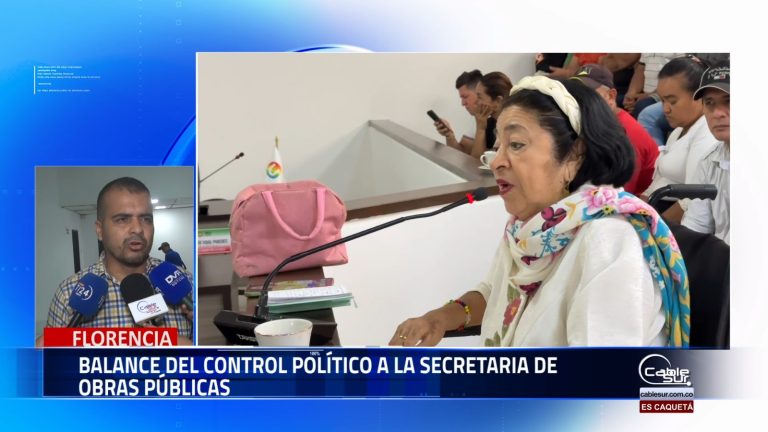 El Concejo municipal de Florencia realizó una sesión de control político a la secretaría de Obras Públicas para conocer el estado actual de los proyectos de mejoramiento vial que se ejecutan en la ciudad.