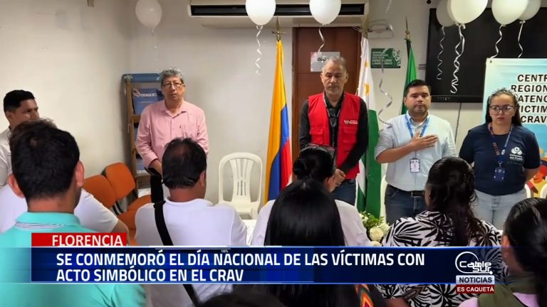 El municipio de Florencia participó este 9 de abril en la conmemoración del Día Nacional de la Memoria y Solidaridad con las Víctimas del Conflicto Armado.