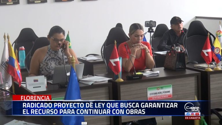 La concejal Marcela González anunció la radicación de un proyecto de ley que busca asegurar los recursos necesarios para la finalización de obras en ejecución en la ciudad de Florencia.