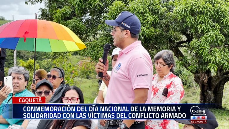 Gobernación de Caquetá, a través de la Secretaría de Gobierno Departamental, participó en la conmemoración del Día Nacional de la Memoria y Solidaridad con las Víctimas del Conflicto Armado en la vereda La Liberia, Valparaíso.