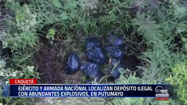 En una operación conjunta, la Fuerza de Despliegue Rápido N.° 6 del Ejército y la Armada Nacional localizaron un depósito ilegal con 1014 minas antipersonal en la vereda Alto Afán, zona rural de Mocoa, Putumayo.