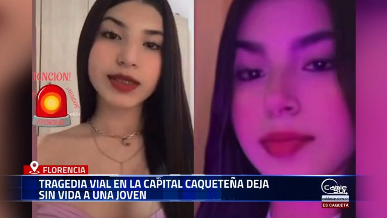 Tragedia en Florencia: joven muere en accidente de tránsito