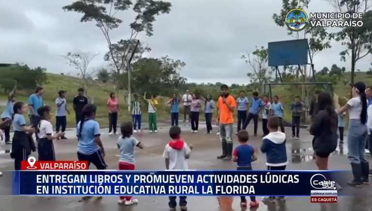 Una jornada educativa y recreativa se llevó a cabo en la institución rural La Florida, donde se entregaron libros para su biblioteca itinerante y se realizaron actividades artísticas y deportivas con los estudiantes.