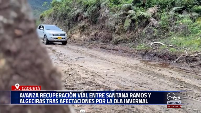 El corredor vial que conecta a más de 25 veredas de Santana Ramos con Algeciras, Huila, comienza a restablecerse tras los graves daños ocasionados por deslizamientos durante la temporada de lluvias.