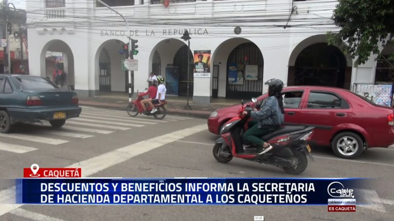 La Gobernación del Caquetá invita a los propietarios de vehículos a aprovechar el descuento del 20% en el impuesto vehicular 2025 hasta el 31 de mayo.