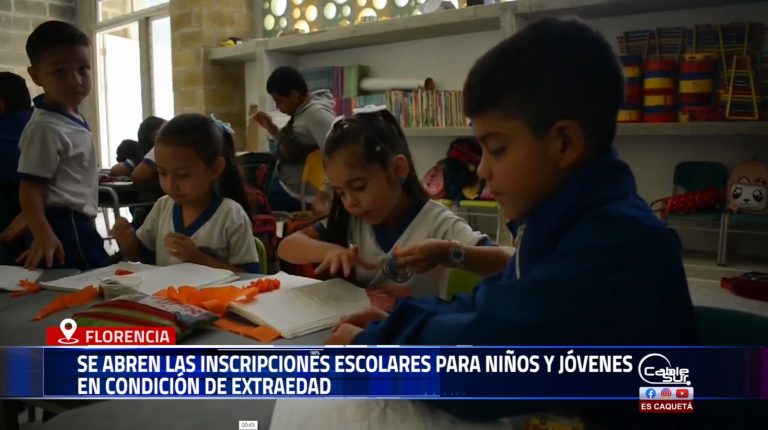 La Secretaría de Educación de Florencia implementa una estrategia educativa que busca reducir la deserción escolar e incluir a menores en condición de extraedad dentro del sistema educativo oficial.