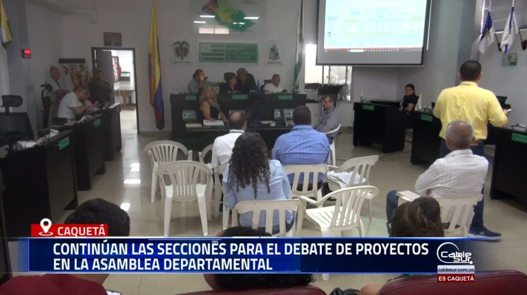 Continúan las sesiones para el debate de proyectos en la Asamblea Departamental, así lo informó Libeth Amalia Gutiérrez, presidenta de la corporación.