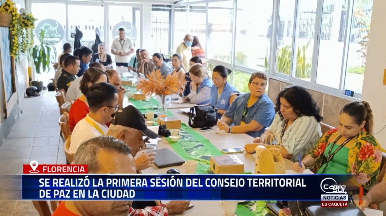 Se realizó la primera sesión del Consejo Territorial de Paz en Florencia.