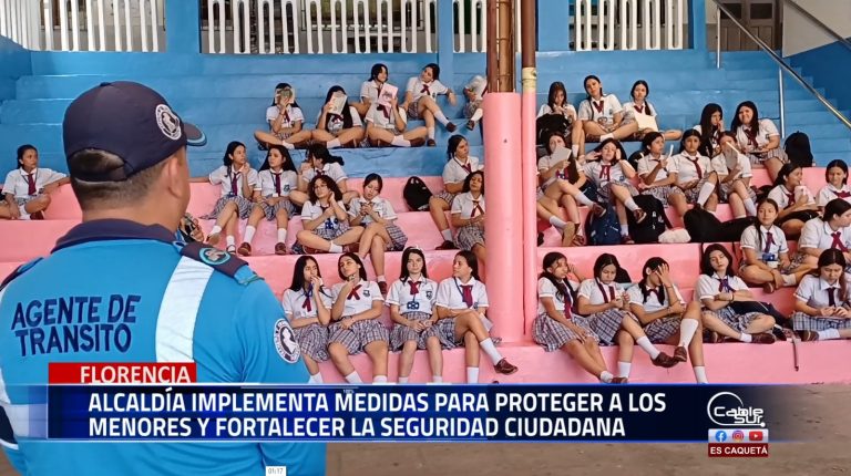 La Alcaldía hizo un llamado a la corresponsabilidad de padres, educadores y líderes comunitarios para trabajar juntos en la protección de los jóvenes y la tranquilidad de Florencia.