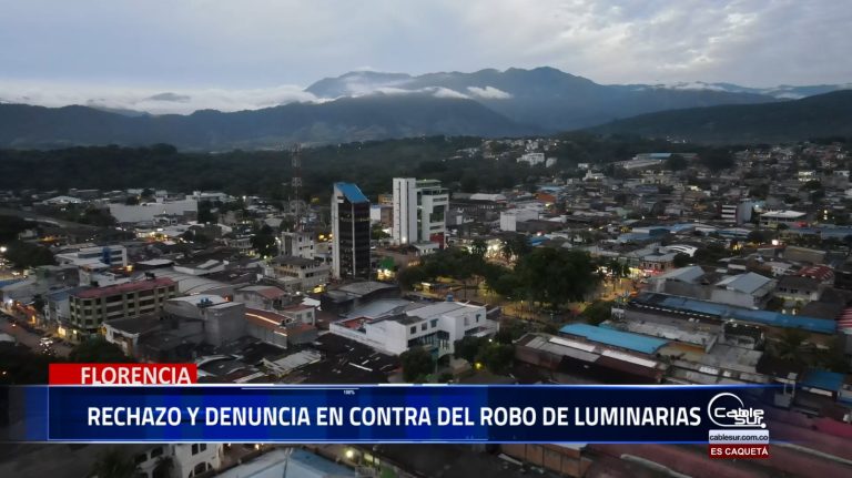 Rechazan rotundamente el robo de luminarias en nuestra ciudad.