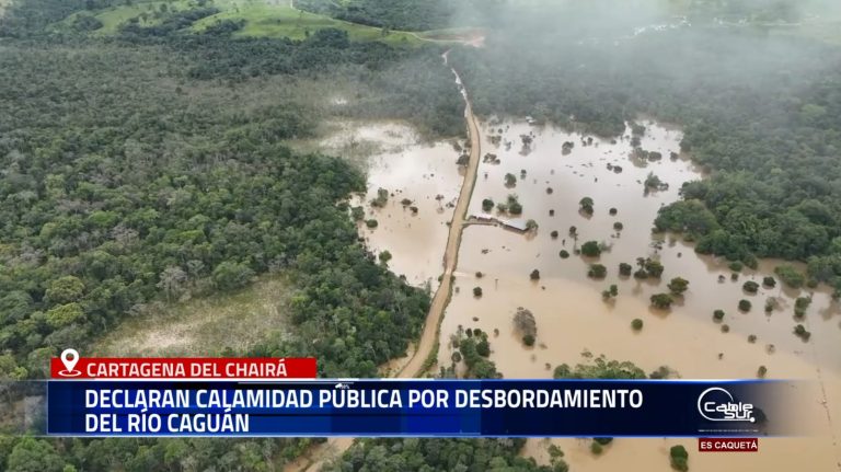 El Comité de Gestión del Riesgo tomó la decisión de declarar la calamidad pública tras evaluar la magnitud de la emergencia provocada por el desbordamiento del río Caguán