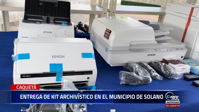 Entrega de Kit Archivístico en el Municipio de Solano.