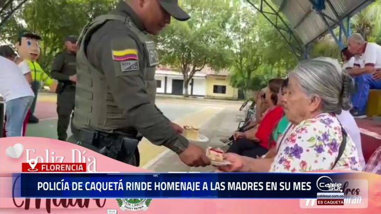 En el marco del mes de mayo, el Departamento de Policía Caquetá ha extendido un sentido reconocimiento a todas las madres de la región