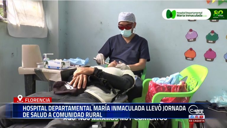 El Hospital Departamental María Inmaculada realizó una jornada de atención en la vereda Miramar, zona rural del municipio de La Montañita