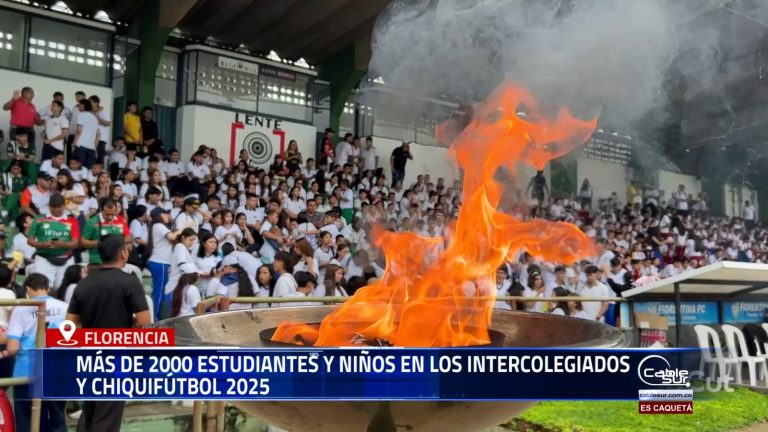 Con entusiasmo, talento y espíritu deportivo, más de 2.000 estudiantes y niños de distintos municipios participan en las competencias de los Juegos Intercolegiados y el Chiquifútbol 2025,