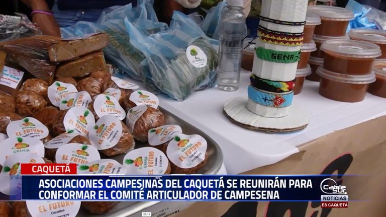 Una asamblea de asociaciones campesinas se llevará a cabo este viernes 9 de mayo en Florencia